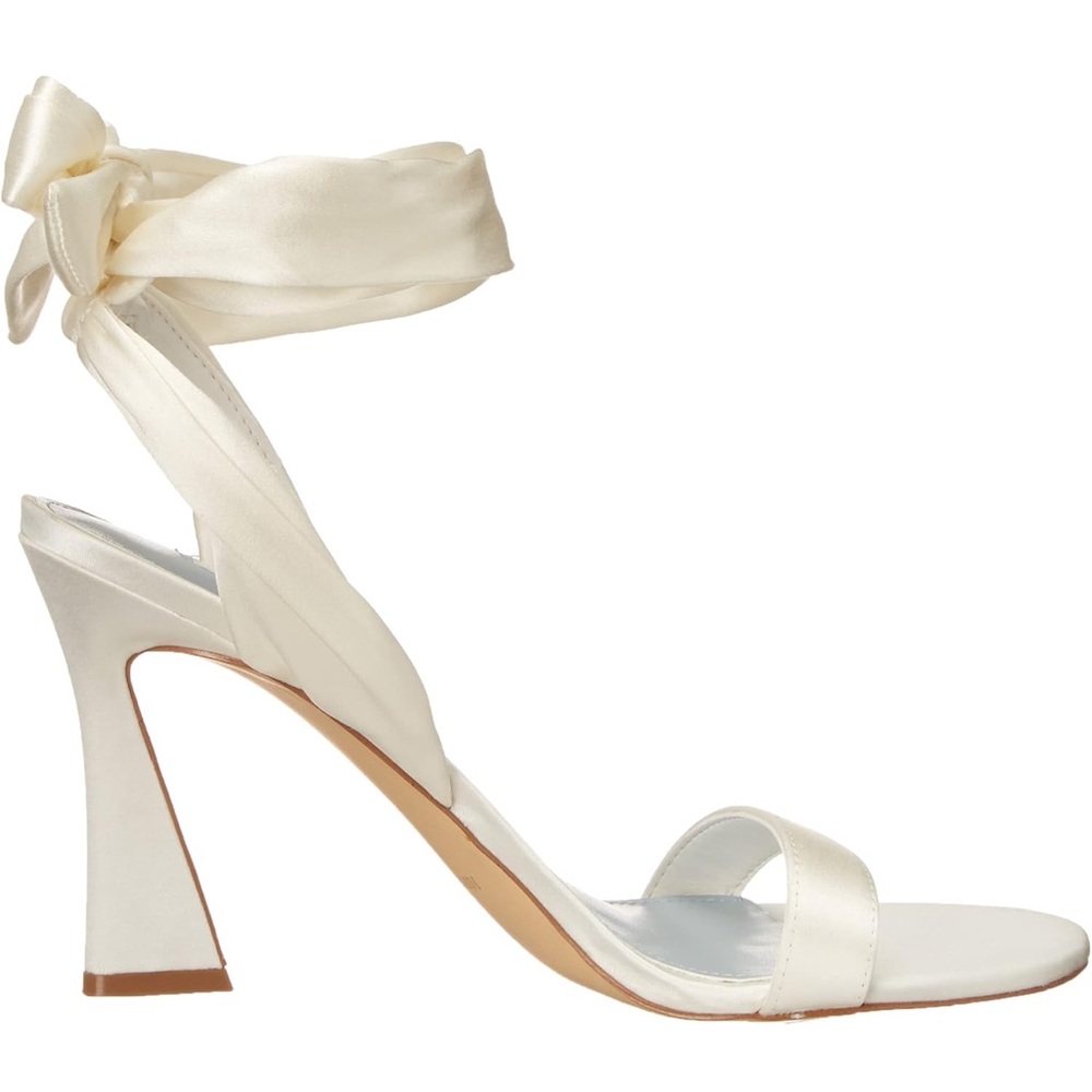 Nine West Cream Satin Heels - Picture 8 of 8